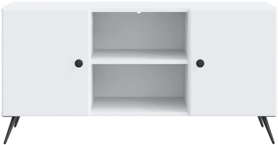 TV staliukas Televizoriaus spintelė Balta 102 x 34,5 x 50 cm
