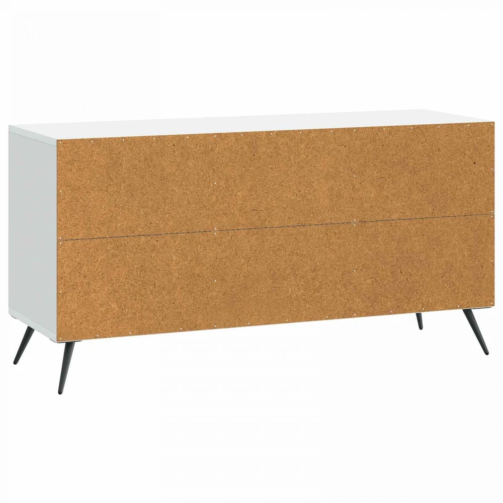 TV staliukas Televizoriaus spintelė Balta 99 x 34,5 x 50 cm Apdirbta mediena