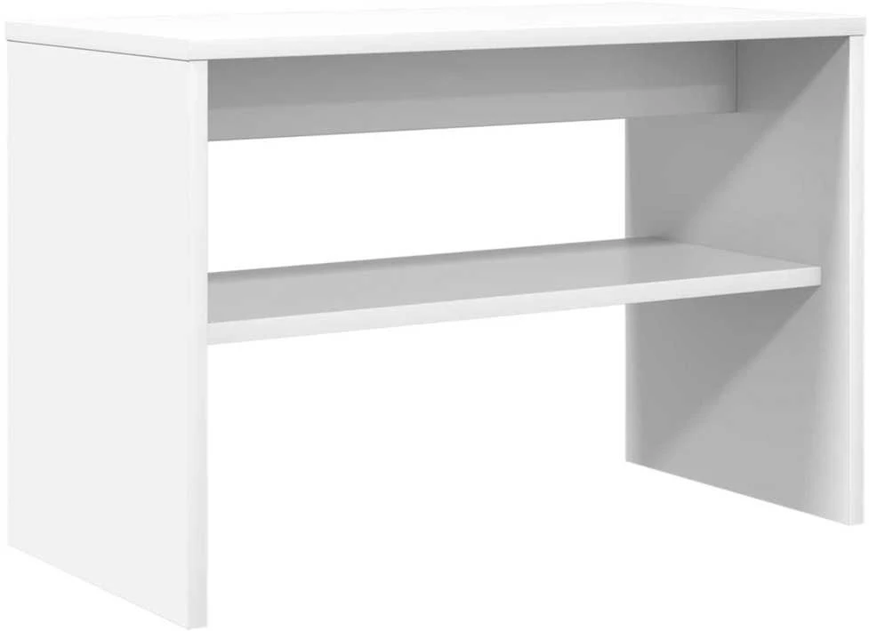 TV staliukas Televizoriaus spintelė 60 x 30 x 40 cm Balta Apdirbta mediena
