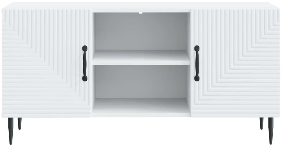 TV staliukas Televizoriaus spintelė Balta 102 x 34,5 x 50 cm