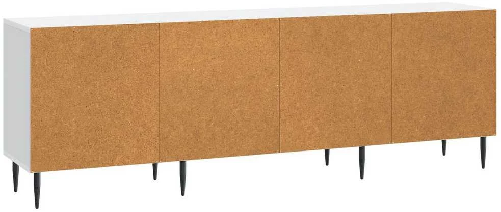 TV staliukas Televizoriaus spintelė 150 x 31 x 50 cm Balta Apdirbta mediena