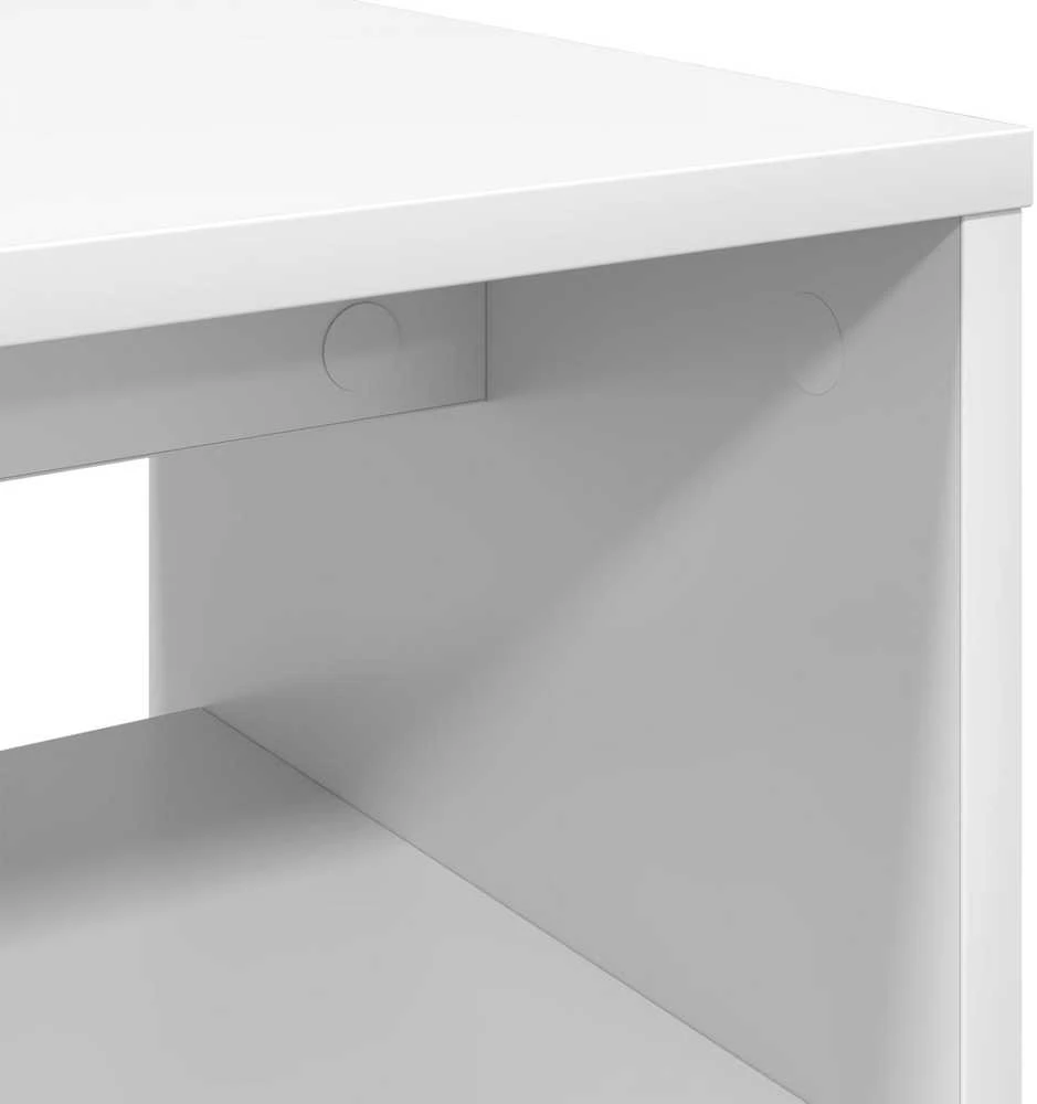 TV staliukas Televizoriaus spintelė 100 x 35 x 40 cm Balta Apdirbta mediena