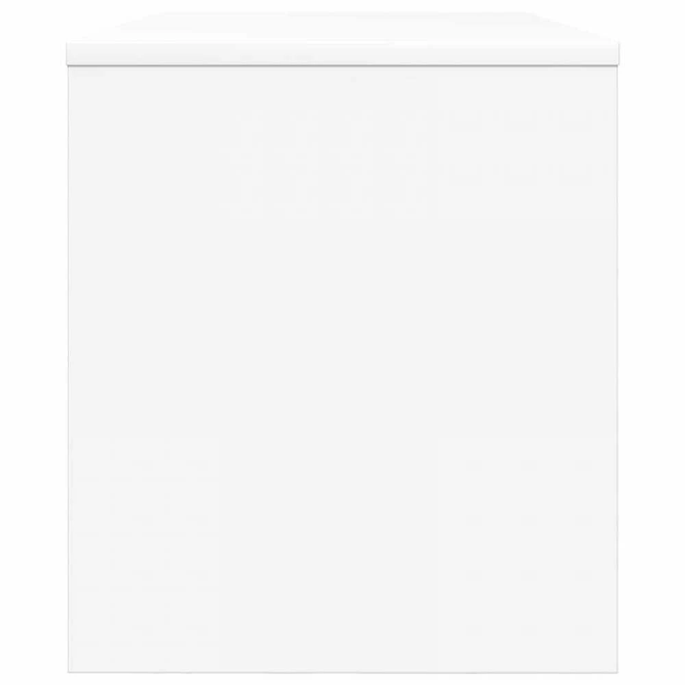 TV staliukas Televizoriaus spintelė 80 x 35 x 40 cm Balta Apdirbta mediena