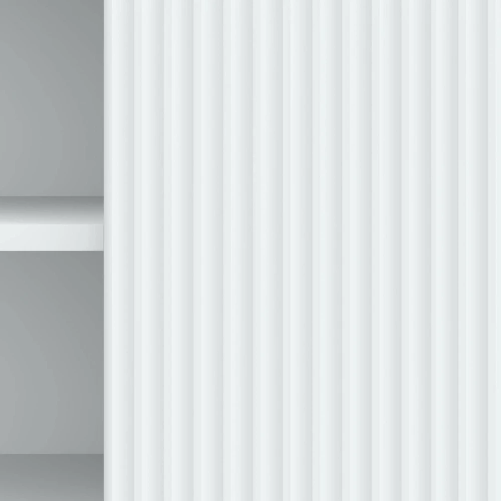 TV staliukas Televizoriaus spintelė Balta 150 x 31 x 50 cm Apdirbta mediena