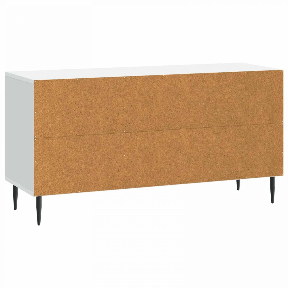 TV staliukas Televizoriaus spintelė Balta 99 x 34,5 x 50 cm Apdirbta mediena