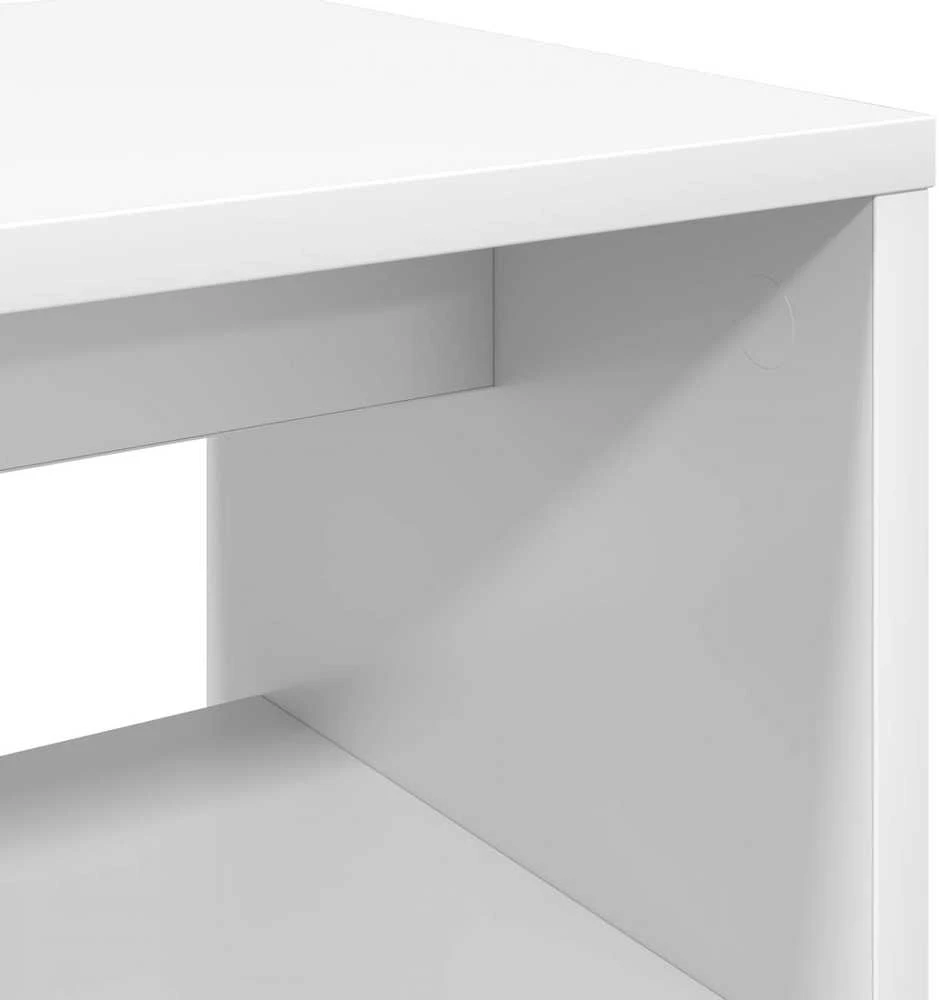 TV staliukas Televizoriaus spintelė 100 x 30 x 40 cm Balta Apdirbta mediena