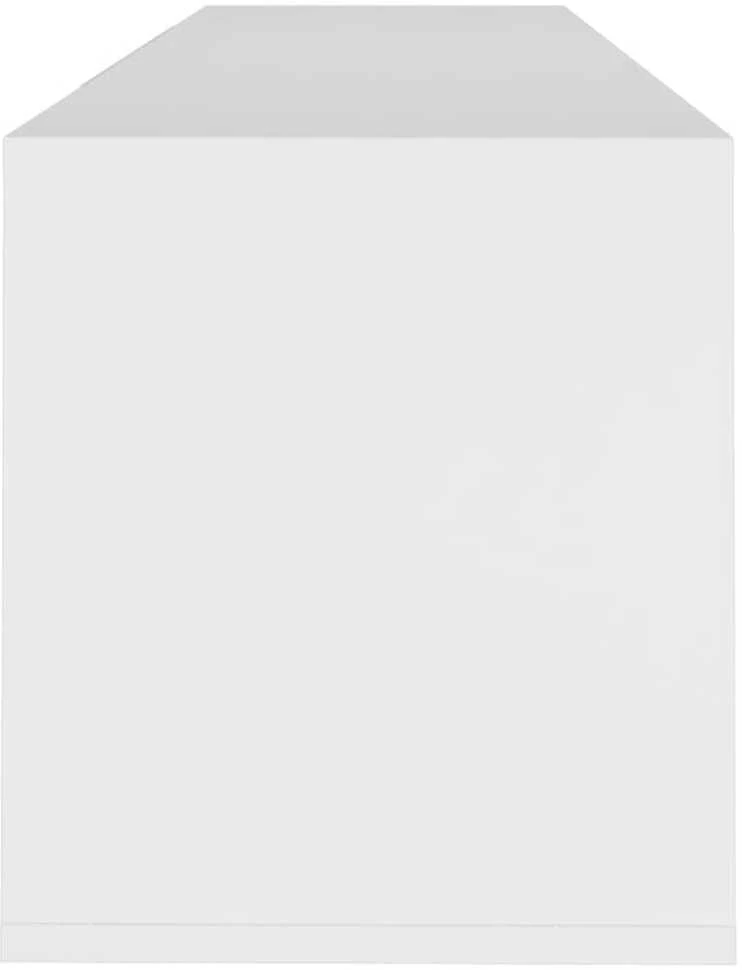 TV staliukas Televizoriaus spintelė, balta, 120x30x40,5 cm, apdirbta mediena