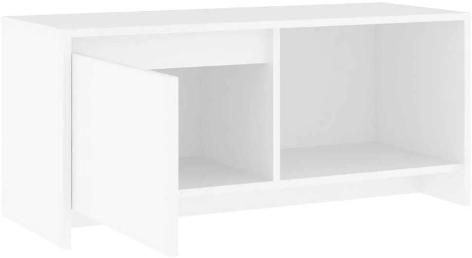 TV staliukas Televizoriaus spintelė, baltos spalvos, 90x35x40cm, MDP