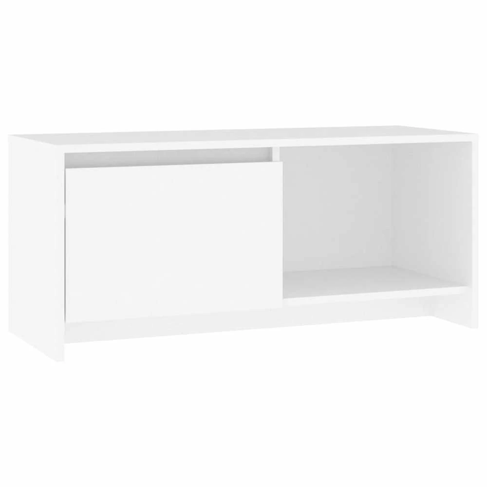 TV staliukas Televizoriaus spintelė, baltos spalvos, 90x35x40cm, MDP