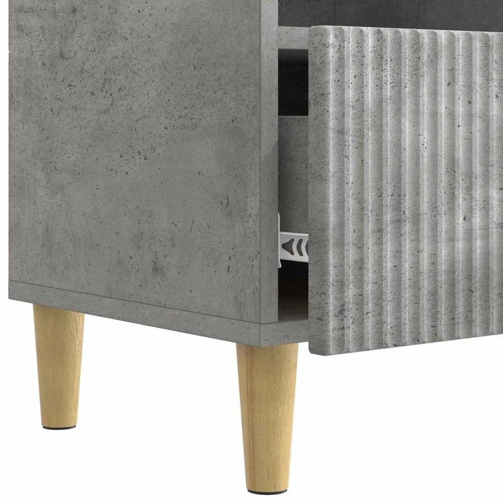 TV staliukas Televizoriaus spintelė 102 x 34,5 x 50 cm Betono pilka