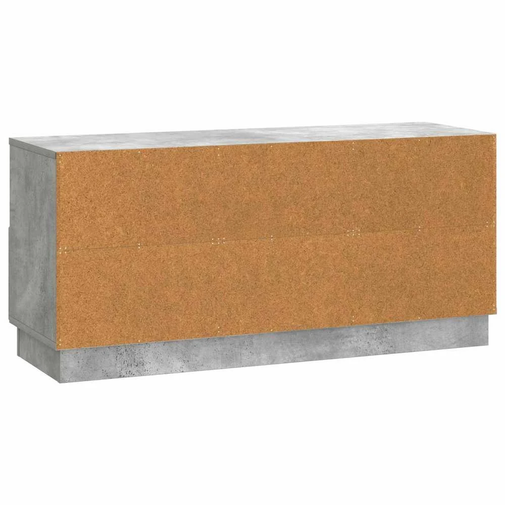 TV staliukas Televizoriaus spintelė Betono pilka 102 x 34,5 x 47 cm