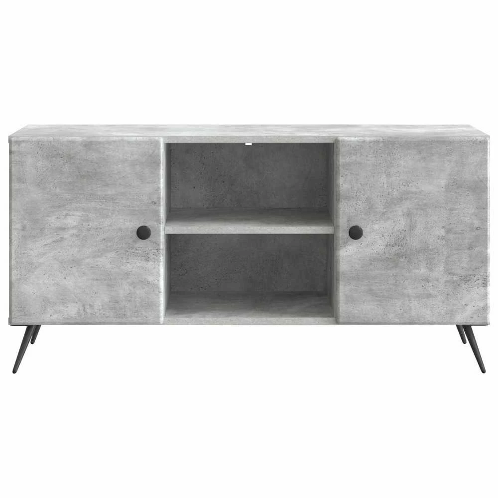 TV staliukas Televizoriaus spintelė 102 x 34,5 x 50 cm Betono pilka