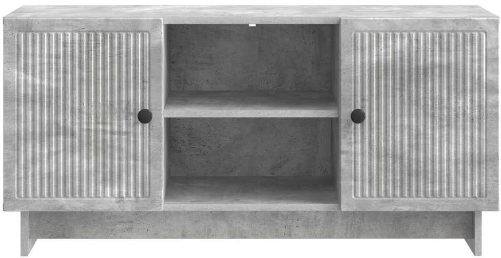TV staliukas Televizoriaus spintelė 102 x 34,5 x 50 cm Betono pilka