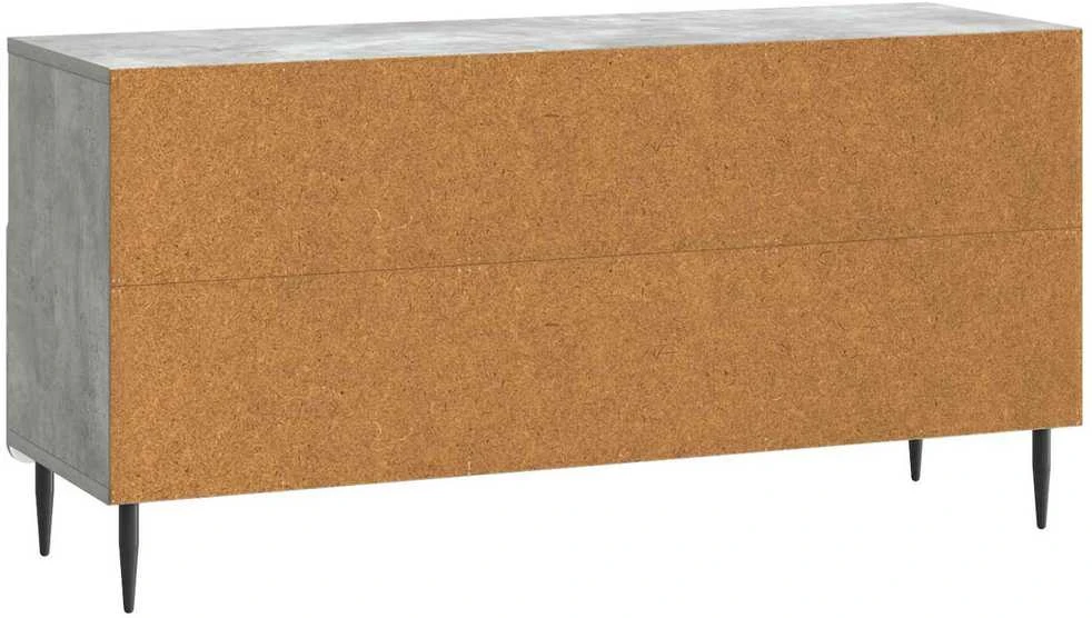 TV staliukas Televizoriaus spintelė Betono pilka 102 x 34,5 x 50 cm
