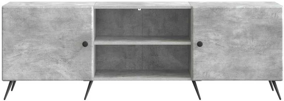 TV staliukas Televizoriaus spintelė 150 x 31 x 50 cm Betono pilka