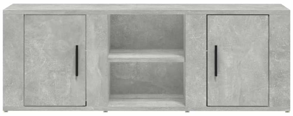 TV staliukas Televizoriaus spintelė, betono pilka, 100x31,5x35cm, mediena