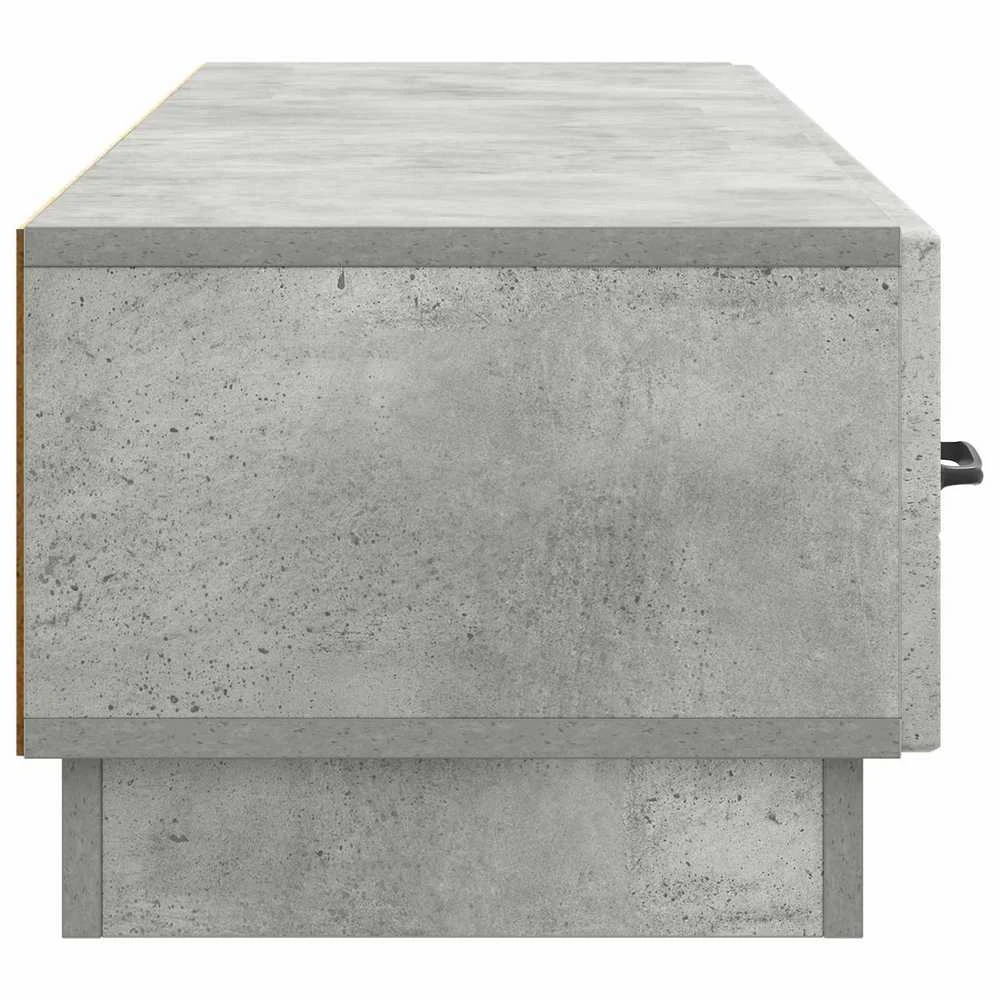 TV staliukas Televizoriaus spintelė Betono pilka 147 x 34,5 x 27 cm