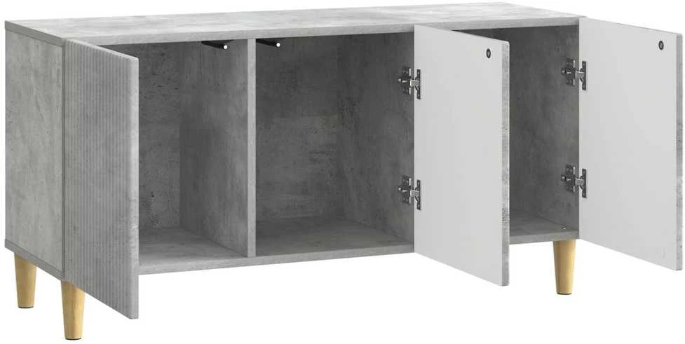 TV staliukas Televizoriaus spintelė 99 x 34,5 x 50 cm Betono pilka