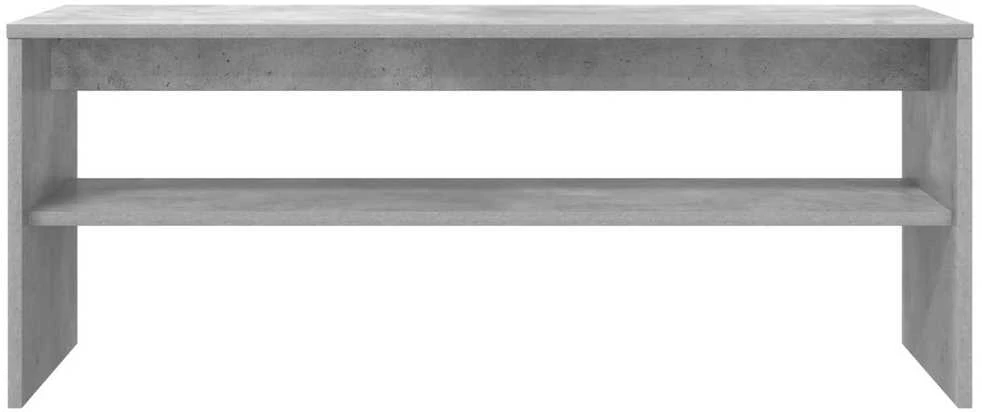 TV staliukas Televizoriaus spintelė 100 x 35 x 40 cm Betono pilka