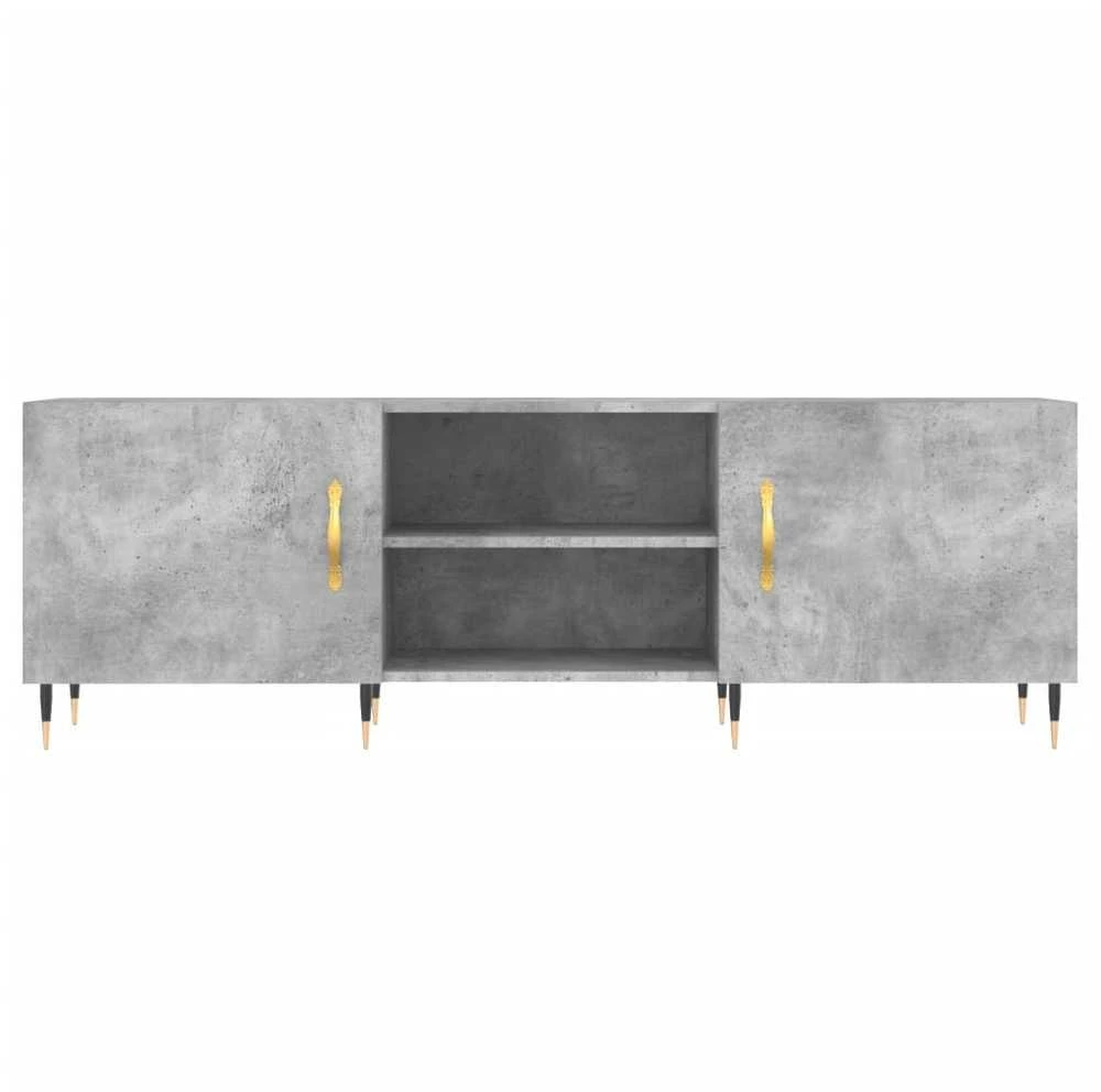 TV staliukas Televizoriaus spintelė, betono pilka, 150x30x50cm, mediena