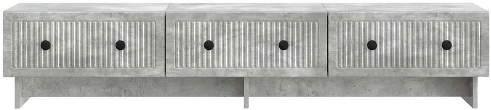 TV staliukas Televizoriaus spintelė 147 x 34,5 x 30 cm Betono pilka