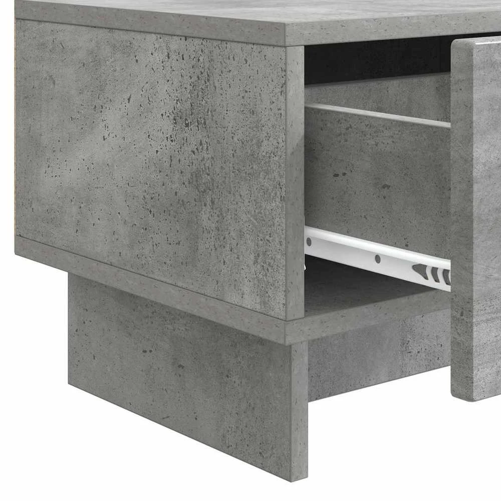 TV staliukas Televizoriaus spintelė 147 x 34,5 x 30 cm Betono pilka