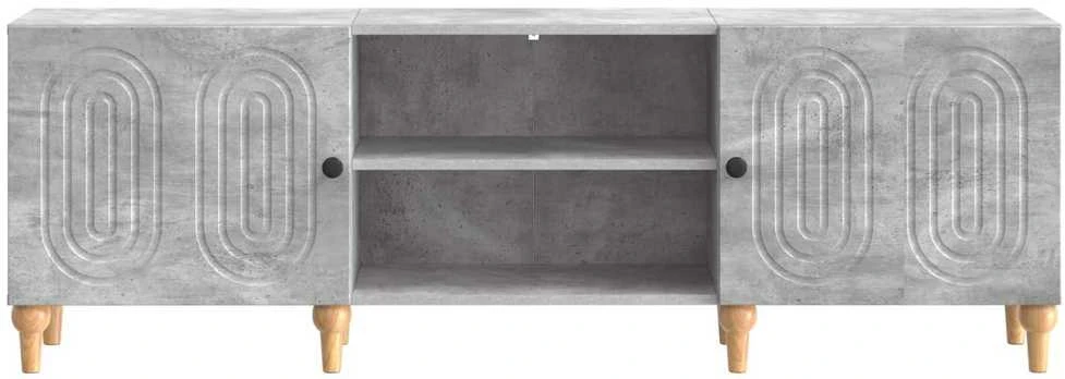 TV staliukas Televizoriaus spintelė 150 x 31 x 50 cm Betono pilka