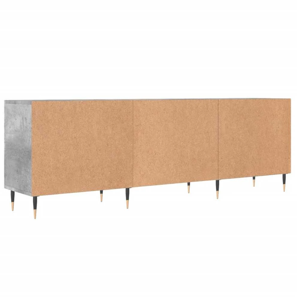 TV staliukas Televizoriaus spintelė, betono pilka, 150x30x50cm, mediena