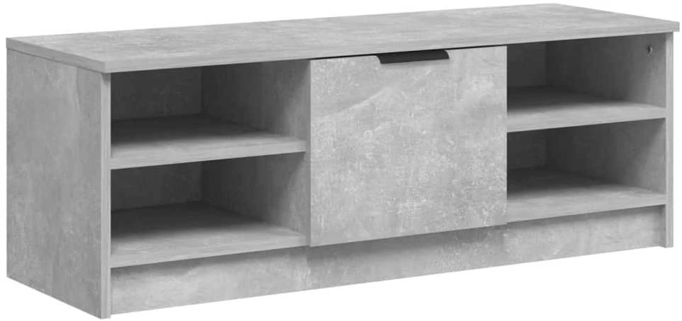 TV staliukas Televizoriaus spintelė, betono pilka, 102x35,5x36,5cm, mediena