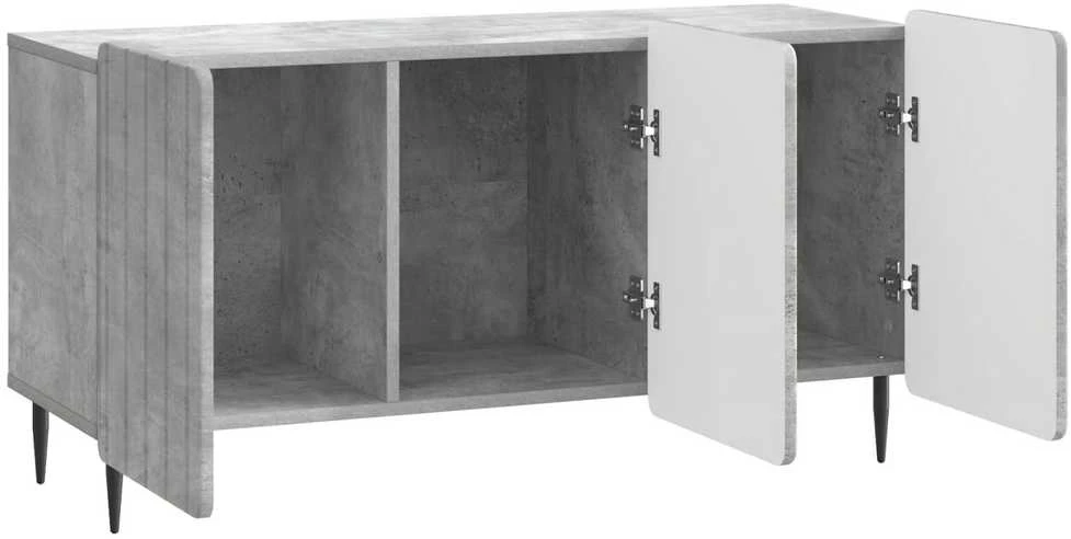 TV staliukas Televizoriaus spintelė 99 x 34,5 x 52 cm Betono pilka