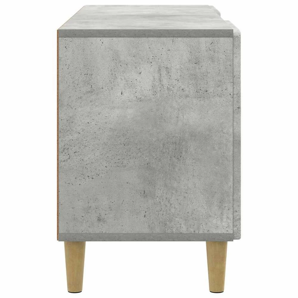 TV staliukas Televizoriaus spintelė 102 x 34,5 x 50 cm Betono pilka