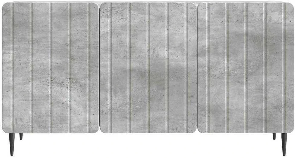 TV staliukas Televizoriaus spintelė 99 x 34,5 x 52 cm Betono pilka
