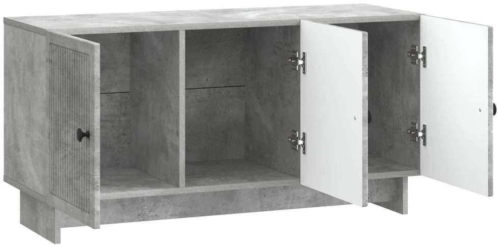 TV staliukas Televizoriaus spintelė 99 x 34,5 x 50 cm Betono pilka