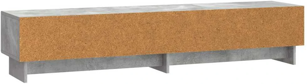 TV staliukas Televizoriaus spintelė 147 x 34,5 x 30 cm Betono pilka