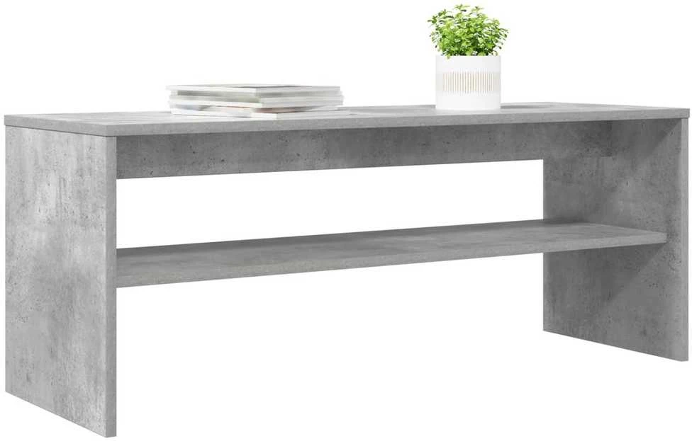 TV staliukas Televizoriaus spintelė 100 x 35 x 40 cm Betono pilka