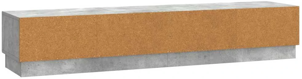 TV staliukas Televizoriaus spintelė Betono pilka 147 x 34,5 x 27 cm