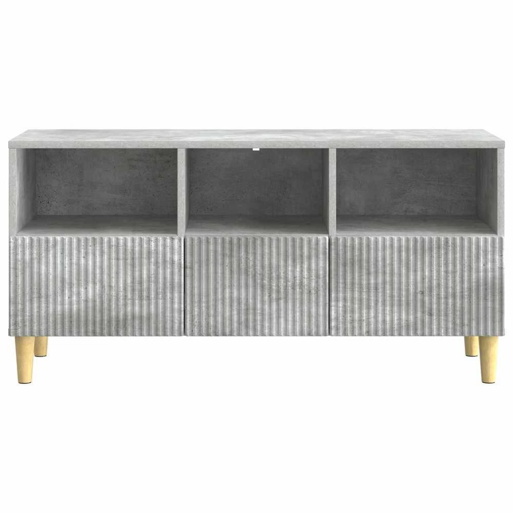 TV staliukas Televizoriaus spintelė 102 x 34,5 x 50 cm Betono pilka