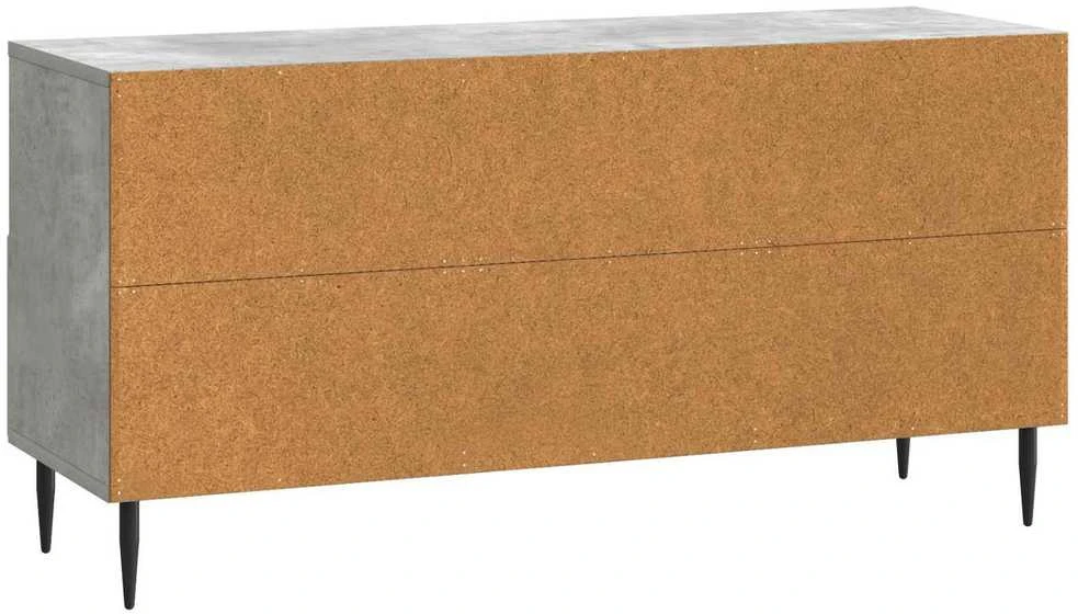 TV staliukas Televizoriaus spintelė Betono pilka 102 x 34,5 x 50 cm