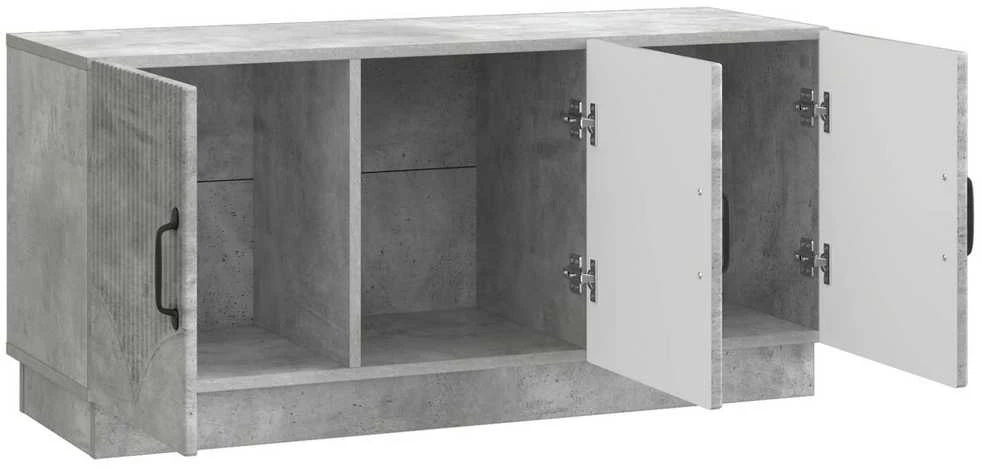 TV staliukas Televizoriaus spintelė Betono pilka 99 x 34,5 x 47 cm