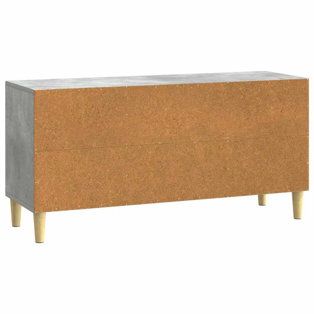 TV staliukas Televizoriaus spintelė 102 x 34,5 x 50 cm Betono pilka