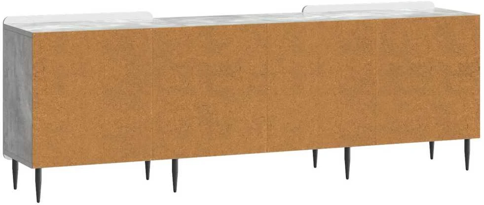 TV staliukas Televizoriaus spintelė Betono pilka 150 x 31 x 52 cm