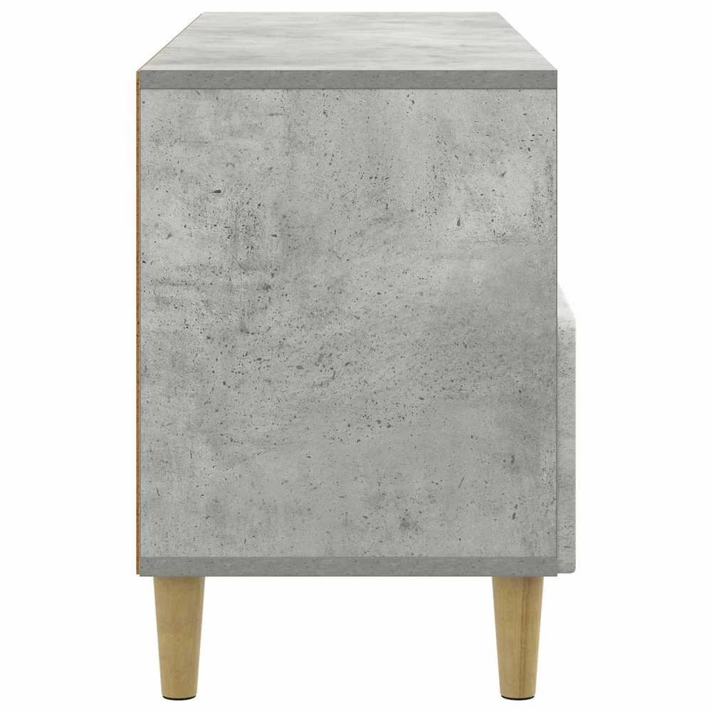TV staliukas Televizoriaus spintelė 102 x 34,5 x 50 cm Betono pilka