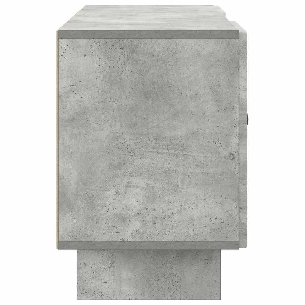 TV staliukas Televizoriaus spintelė 102 x 34,5 x 50 cm Betono pilka