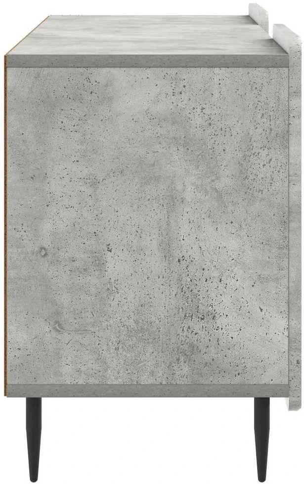 TV staliukas Televizoriaus spintelė 102 x 34,5 x 52 cm Betono pilka