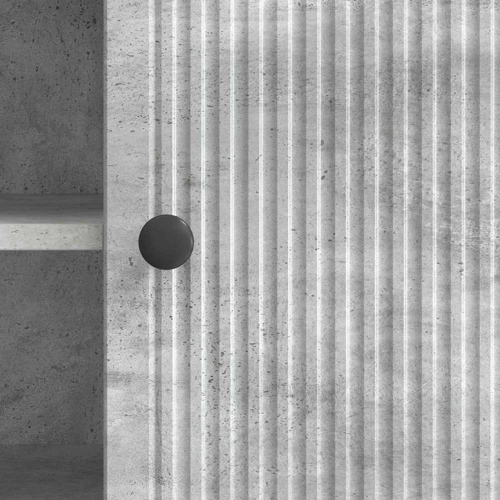 TV staliukas Televizoriaus spintelė 102 x 34,5 x 50 cm Betono pilka