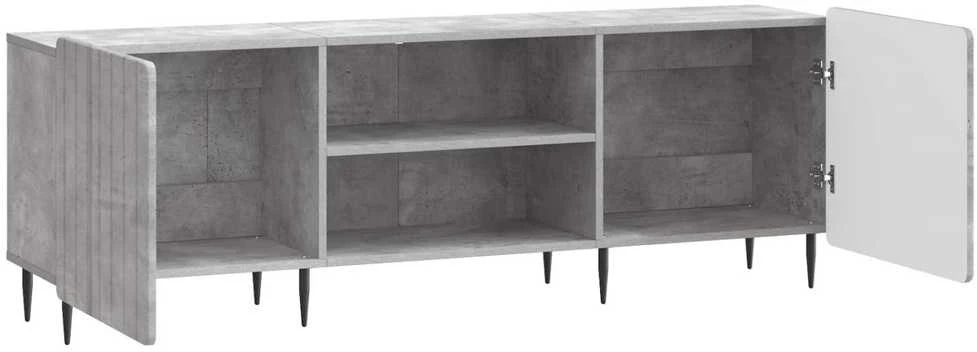 TV staliukas Televizoriaus spintelė Betono pilka 150 x 31 x 52 cm