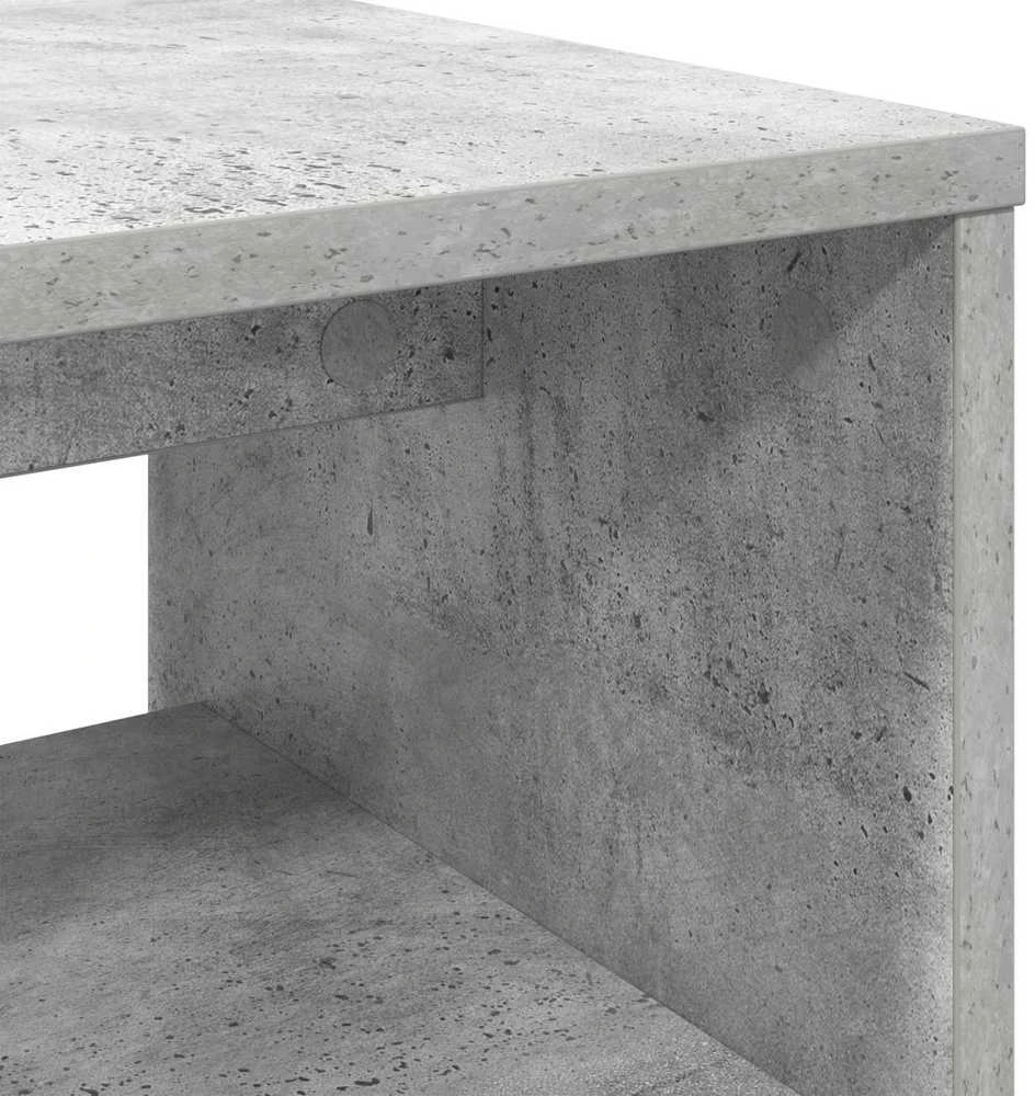 TV staliukas Televizoriaus spintelė 100 x 35 x 40 cm Betono pilka