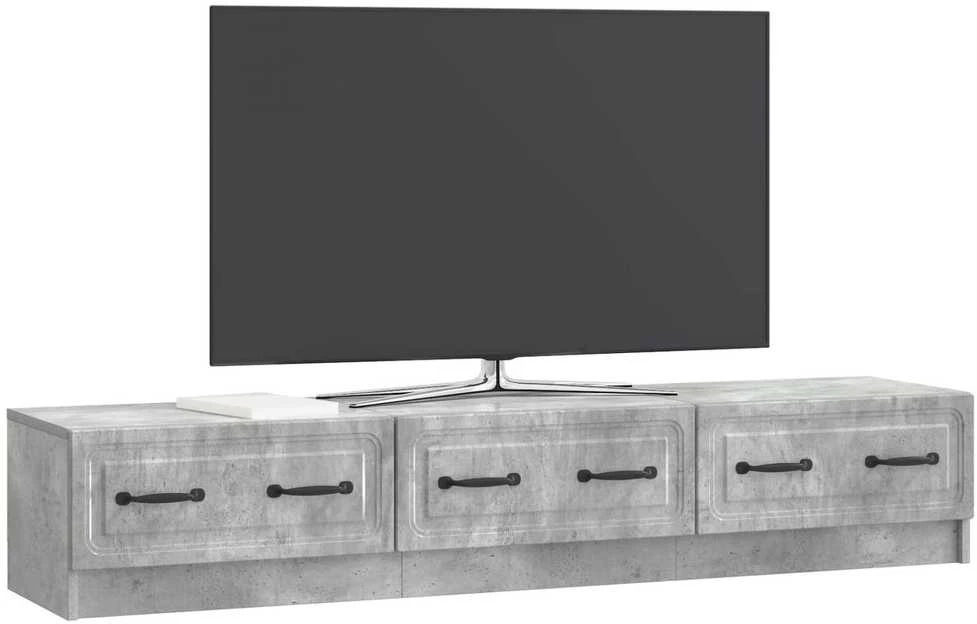 Televizoriaus spintelė 147 x 34,5 x 27 cm Betono pilka