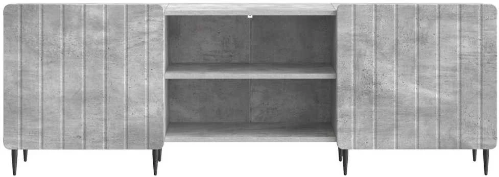 TV staliukas Televizoriaus spintelė Betono pilka 150 x 31 x 52 cm