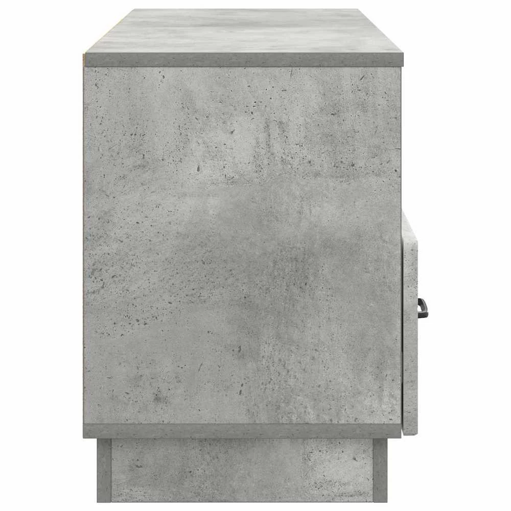 TV staliukas Televizoriaus spintelė Betono pilka 102 x 34,5 x 47 cm